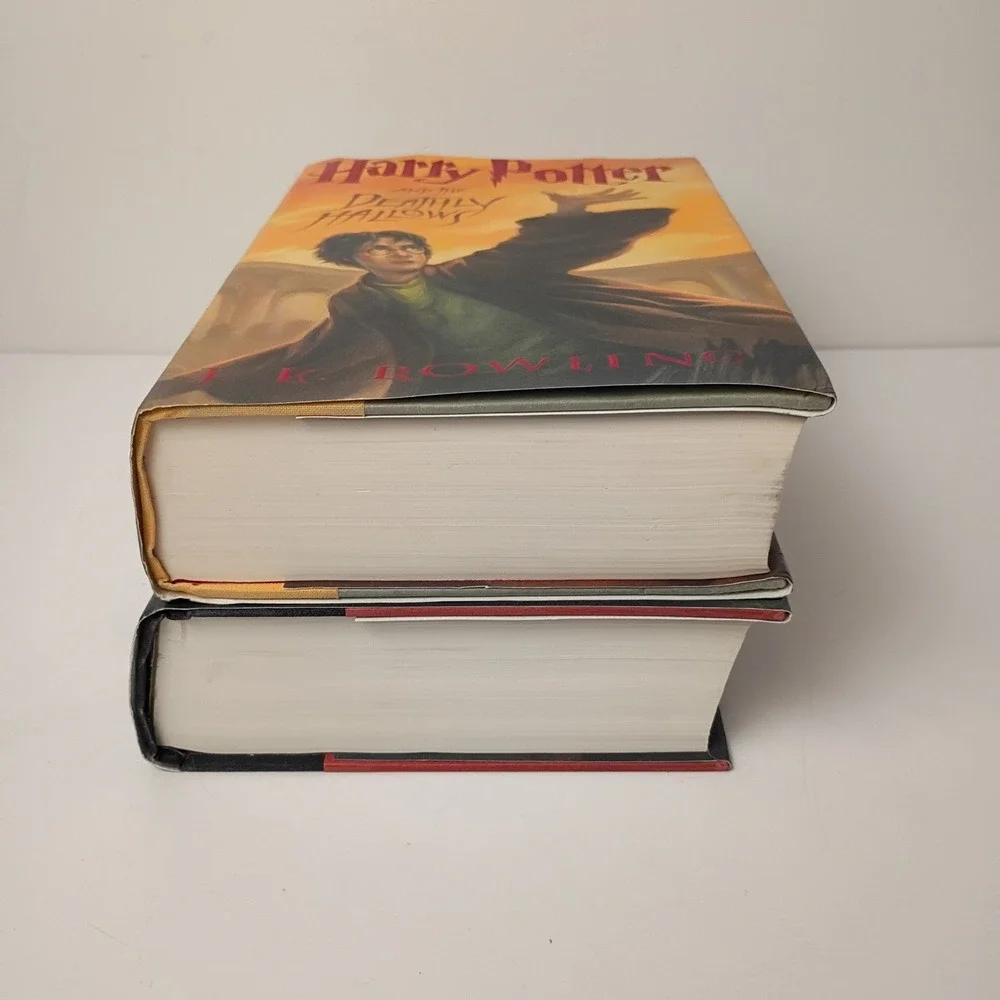 Harry Potter HC Lot - Books 4 and 7 JK Rowling - Goblet of Fire, Deathly Hallows